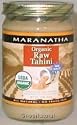 Sesame Tahini, Raw, No Salt, Organic, 16 oz.