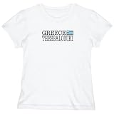 T-Shirt Woman White Elegant Flag