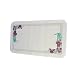Dinex DX5081A5 Paper Iris Garden Tray Cover with Straight Edge/Round Corner, 18-1/2" Length x 10-7/16" Width, Size A (Case of 1000)