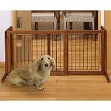 Richell standing Pet Gate Large Brown-color