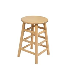 Click here to buy John Boos 24-Inch Natural Birch Collegiate Stool by John Boos.