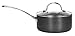 Sabichi 20cm Hard Anodised Saucepan With Glass Lid Aspire