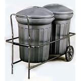 ADJ BLK Trash Can Cart by 