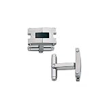 Colibri Enigma Stainless & Titanium Cuff Links QCL010300 - Colibri QCL010300