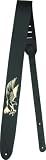 Perri s 2-1/2 Leather Embossed Guitar Strap, Gold Eagle