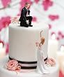Over The Moon Wedding Cake Topper