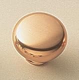 Knob - Solid Brass Knob in Polished Copper