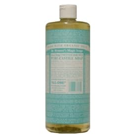 Dr Bronners Organic Baby-Mild Castile Liquid Soap 1Litre