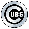 Chicago Cubs Silver Auto Emblem - Baseball Sports Merchandise