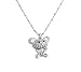 Guess - UBN12024 - Collier Femme - Métal Argent - Souris - Strass - 40 cm