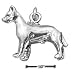 Sterling Silver American Staffordshire Terrier Charm