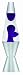 Lava Lite 2109-4002 Classic Lava Lamp, 14-1/2-Inch, Purple/Clear