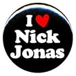 1" Jonas Brothers "I Love Nick Jonas" Button/Pin