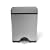 simplehuman 38L Rectangular Pedal Bin - Fingerprint-Proof Brushed Steel