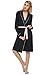 Ekouaer Women's Bathrobe-Viscose Lightweight Knit Short Spa Bath Robe S-2XL