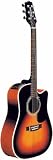 Takamine EF350SMCSB Dreadnought Cutaway Sunburst Acoustic-Electric Guitar
