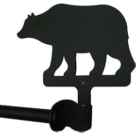 Buy 18 Long - Bear Bath Kitchen Towel Bar - Wrought Iron by SunKissed Homes now!