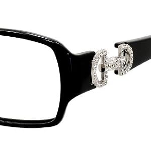GUCCI EYEGLASSES GG 3022 0584 SHINY BLACK
