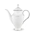 Lenox Grand Central Bone China Platinum Banded Coffeepot