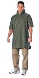 Olive Drab Rubber Poncho