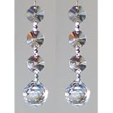 2x Kristall Kugel 20mm + Octagonkette mit SPECTRA� CRYSTAL - Feng Shui - Regenbogenkristall - Sonnenkristallvon "Rieser� premium-kristall"