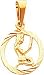 31HNS6xjafL. SL75  14K Gold Virgo Zodiac Charm Diamond Cut
