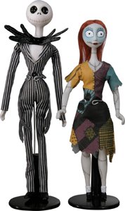 Childrens Toyshop  Toys : Nightmare Before Christmas Jack & Sally Porcelain Doll Set