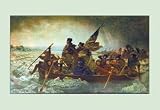 30 x 20 Stretched Canvas Poster Washington Crossing the Delaware