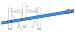 Genuine ROHN UHF25G Side Arm Mount for UHF & FM Antennas