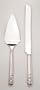 Gorham Silverplate Amore Cake Knife & Server