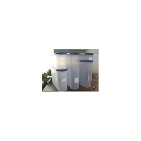 Click here to buy Tupperware Modular Mates Super Oval Pantry Set. Brilliant Blue by Tupperware.