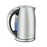 クイジナート 温度調整付電気ケトル CPK-17 Cuisinart CPK-17 PerfectTemp Cordless Electric Kettle, Brushed Stainless Steel stainless