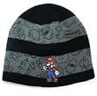 Mens Bioworld Super Mario Bros. Collage Striped Beanie Hat