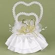 Hortense B. Hewitt 50th Anniversary Cake Top - White/ Gold ( 5.5x 6.5)