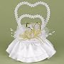 Hortense B. Hewitt 50th Anniversary Cake Top - White/ Gold ( 5.5"x 6.5")