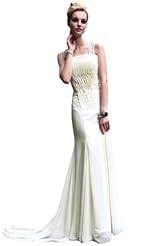 Beaded Ruched Cocktail Sleeveless Mermaid Homecoming Dress/Prom Dress/Party Dress  with a Brush/Sweep Train  With Rhinestones