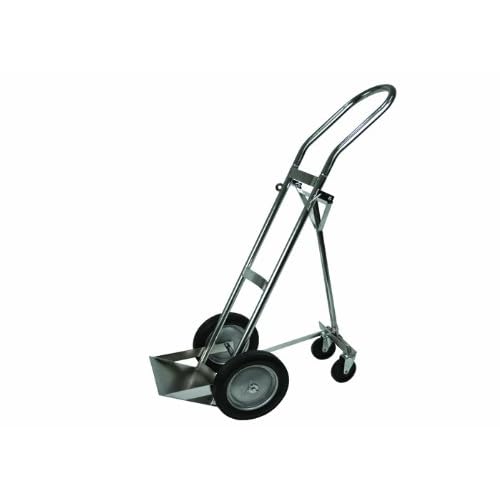 Large Oxygen Tank Cart Dolly with Retractable, Ballbearing