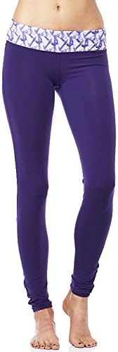 Majestic Dharma Legging -Majestic Purple/Glacier-Small (S)
