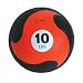 Fitball MedBall with Strap - 10 lb Orange -9