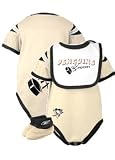 Pittsburgh Penguins Team Color Creeper with Bib and Booties