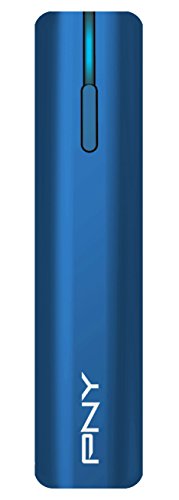 PNY T2200 Power Pack Universal Portable Rechargeable Battery Charger Blue (P-B-2200-1-B01-RB)