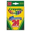 Crayon, Crayola, 24 Ct., Regular Size, Assorted Colors, Tuck Box BIN520024