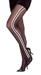 Black and White Stripe Tights - Adult Std.
