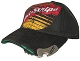 Red Stripe Beer Hat w/ Bottle Opener in the Bill