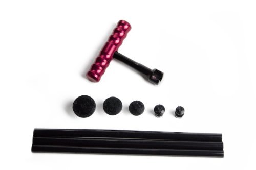 T-Handle Dent Puller with Glue Tabs and Glue Sticks for Paintless Dent Repair - PDR Glue Puller - PDR Tools