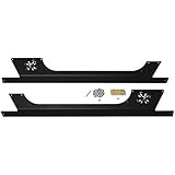 EVO-1047-2DBT 2 Door RockSkins JK Black Powdercoated Steel