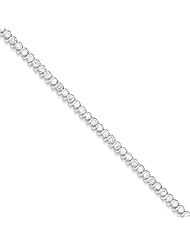 Sterling Silver Cz Bracelet
