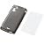 docomo Xperia acro(SO-02C)用ソフトケース(液晶保護フィルム付) PD-SOX3UCBK (ブラック)