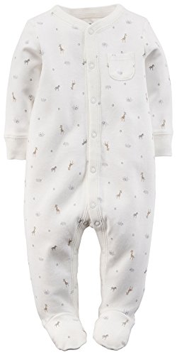 Carter's Unisex Baby Print Footie (Baby) - Giraffes