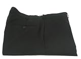 Calvin Klein Mens Flat Front Slim Fit Black Wool Dress Pants - Size 34 x29